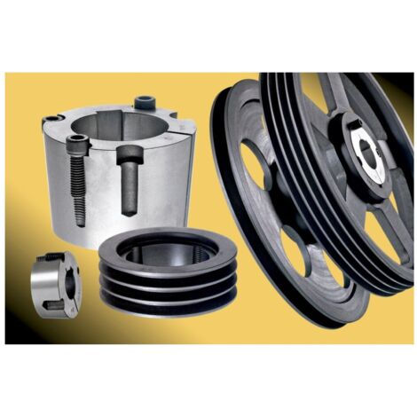 Keilriemenscheibe 2 Rillen Z oder SPZ Durchmesser 184 mm für Taperlockbuchse 2012 UNIVERSAL 180Z2TL (1/2)
