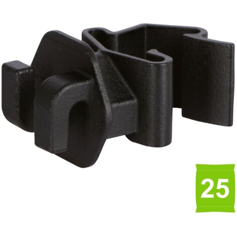 AKO T-Post Seilisolator, schwarz (1/3)