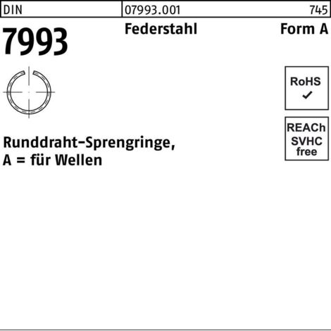 Sprengring außen 16x1,6mm DIN7993 UNIVERSAL 7993RW16 (1/2)