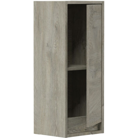 Pensile sospeso arredo bagno 30 X 26 X 74 cm ROVERE ALASKA con mensola e anta 305090C (1/3)