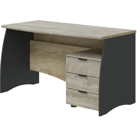 Scrivania Gaming Angolare in Legno e Metallo, Nera, 112.5 x 152 x 74cm