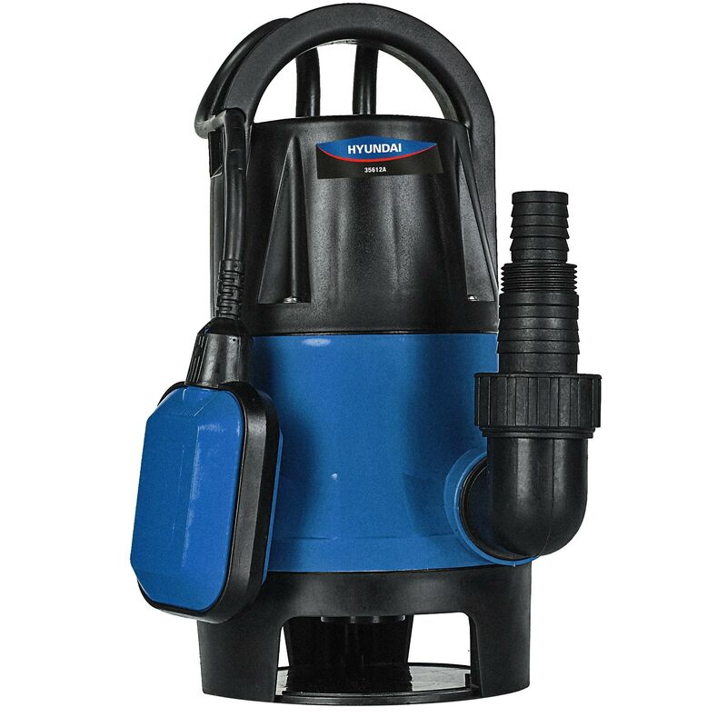 VONROC Pompa sommersa. Pompa ad immersione 300W - 6500l/h. Per acqua pulita  e leggermente contaminata. Con galleggiante