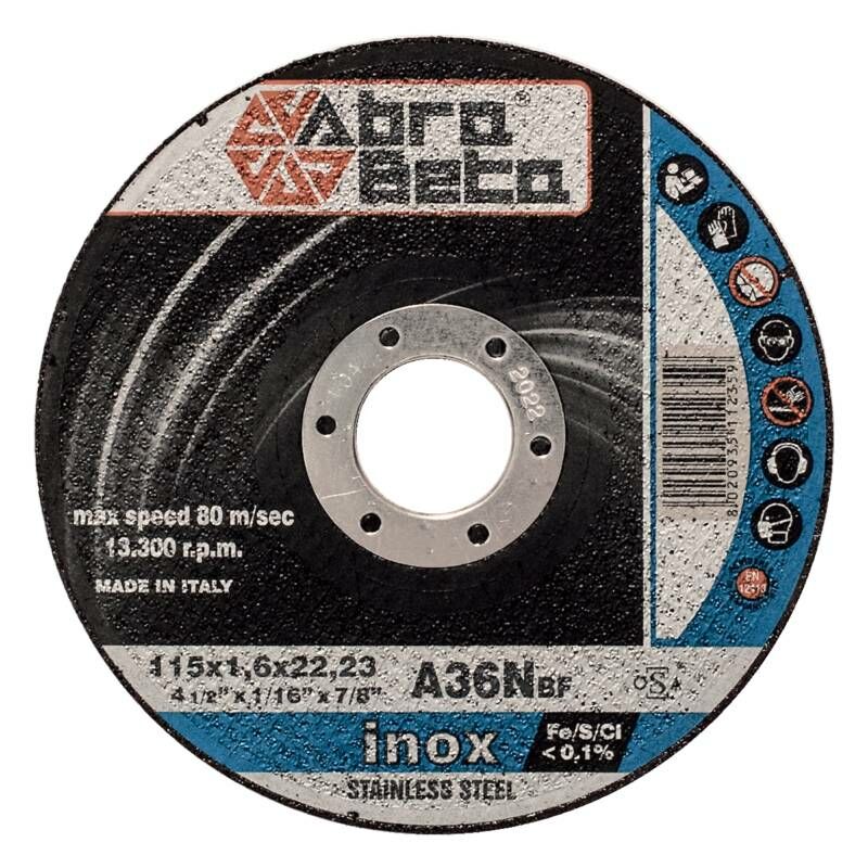Bellota Disco Abrasivo Taglio INOX-METAL Extra Sottile 1mm - DYNAMIC, Per Officina E Costruzioni - 4