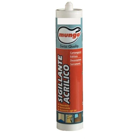 Silicone acrilico Mungo - Colore: Bianco
