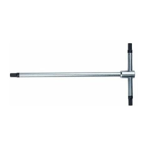 Chiave a T a brugola - 3 teste - per viti con esagono interno - serie 10758 - Misure: 12 mm