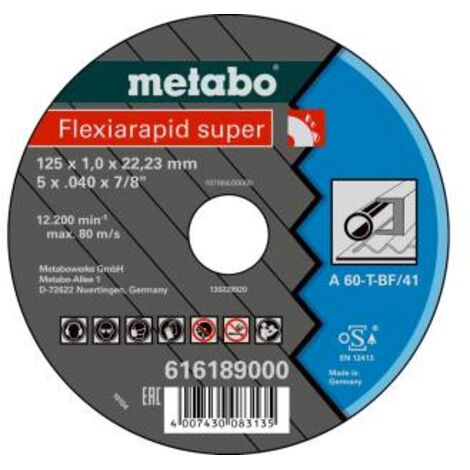 DISCO ACC. FLEXIARAPID SUPER 115X1,0X22,23 MM (1/3)