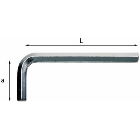 CHIAVE MASCHIO ESAGONALE PIEGATA 280 22 MM