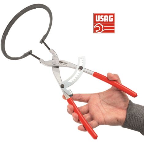 USAG 127 M PINZA A BECCHI DIRITTI PER ANELLI ELASTICI INTERNI GRANDI DIMENSIONI SEEGER
