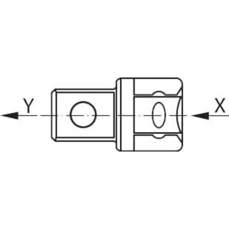 Aumento Adattatore 3/8 "I. Auf 1/2" A. Stahlwille (1/2)