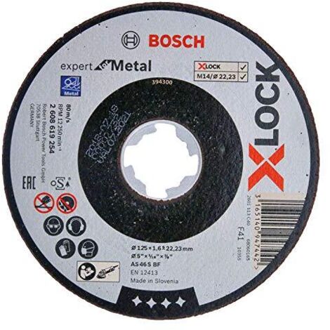 MOLA TAGLIO PRO METAL X-LOCK  125X1,6X22,23 MM