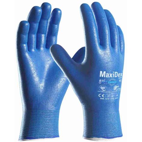 GUANTO 19-007 RIVEST.COMPLETO MAXIDEX SPESSORE PALMO 0,7 MM TG. 7 BLU