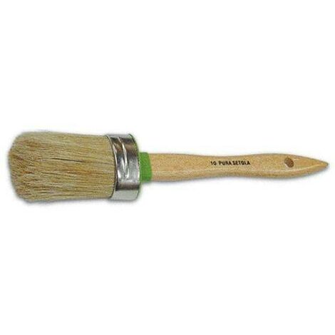 Pennello ovalino manico in legno - setola bionda - RED 81 - Misure: Mis. 10 - 57 cm