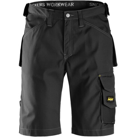 Pantaloni corti da lavoro Snickers Workwear RipStop super leggeri - Taglia: 50, Colore: Verde (1/4)