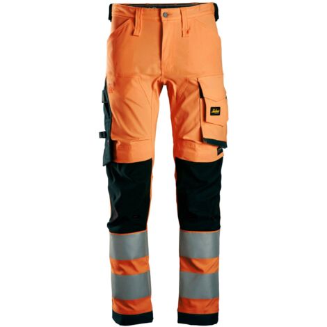 PANTALONE STRETCH CL2 HV ALTA VISIBILITÀ TG. 54 ARANCIO (1/2)
