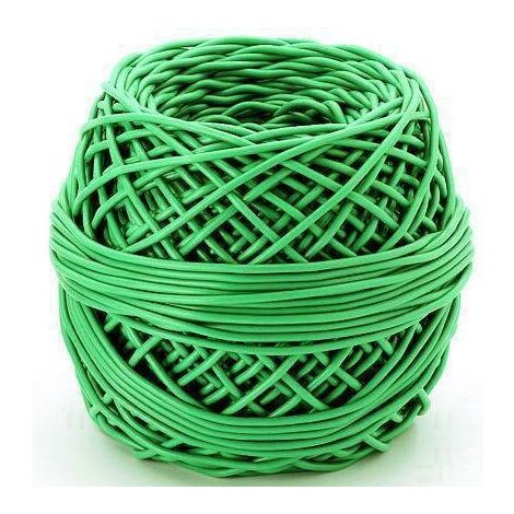 Spago plastificato pvc verde 1,2 mm - 100 mt Spago plastificato in PVC