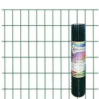 Rotolo rete elettrosaldata zincata e plastificata - 25 metri - maglie 75x50mm - Altezza: 1,80