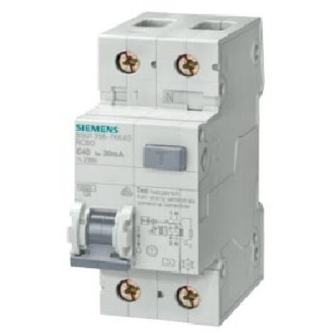 Magnetotermico Differenziale Siemens 16A 1P+N 6kA 300mA C AC 2M 5SU16561KK16 (1/3)