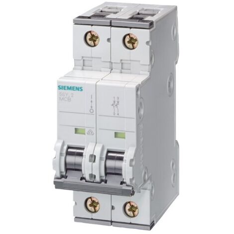 Interruttore magnetotermico 2 poli 400V 30kA curva C 32A Siemens 5SY82327