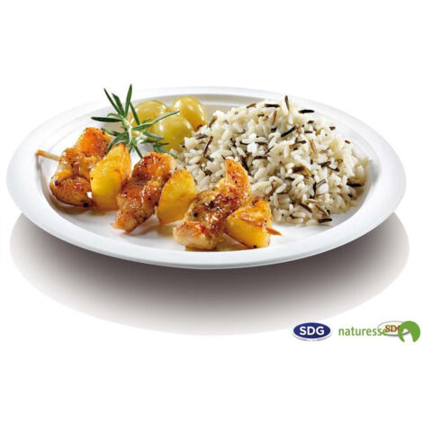Assiette jetable plate 18 cm en cellulose - 500 pièces - Ecobioshopping (1/3)