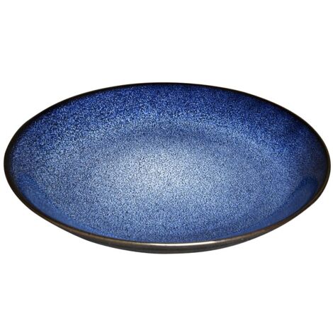 Assiettes creuses Luna bleu nuit 255 mm (lot de 4) - Ref DZ778 - Olympia (1/3)