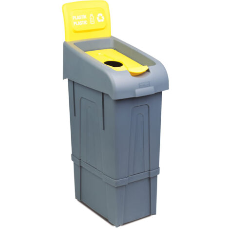 Poubelle tri plastique 80 litres - Combisteel (1/2)