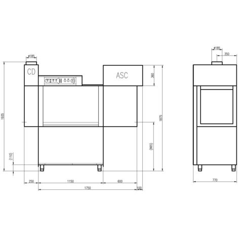 Lave-vaisselle transporteur en rack - Combisteel (1/4)