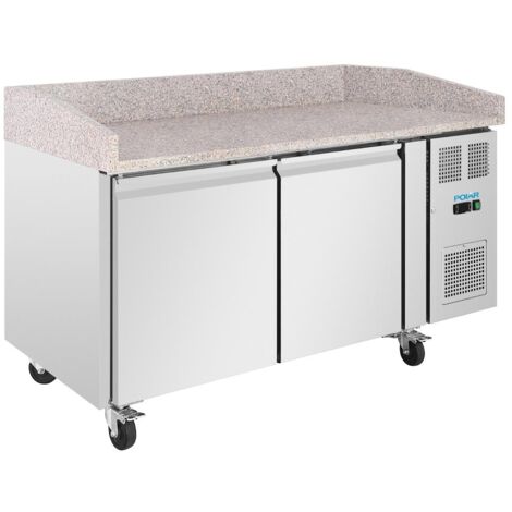 Comptoir à Pizza 2 Portes avec Dessus en Granit Série U 428L - Polar (1/2)