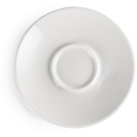 Soucoupes Pour Tasses À Espresso Blanches 120mm (Lot de 12) - Ref Y112 - Olympia (1/5)