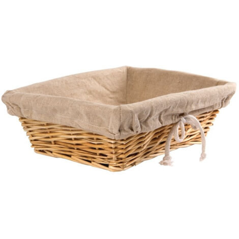 Panier en osier rectangulaire - Ref U746 - Olympia (1/2)