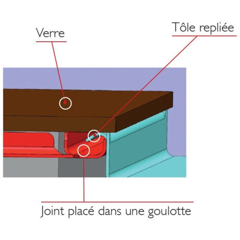 Plancha vitrocéramique électrique inf. lisse - 230 V - Spécial hamburgers I - L 560 mm - Sofraca (1/2)