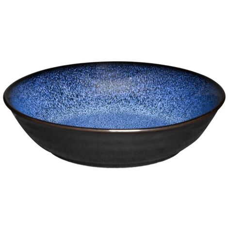Bols plats Luna bleu nuit 210 mm (lot de 4) - Ref DZ773 - Olympia (1/3)