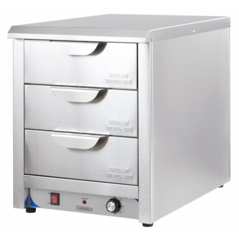 Tiroir chauffant professionnel - 3 GN 1/1 - 40-80°C - 2200W - Casselin (1/2)
