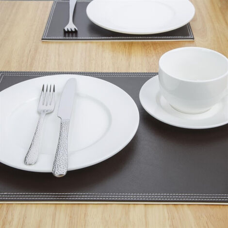 Set de table en simili cuir 300 x 400mm - Ref CE298 - Olympia (1/5)
