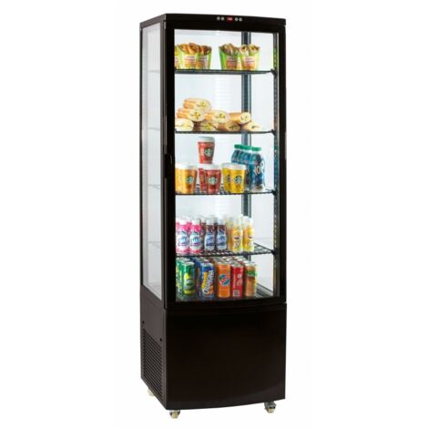 Vitrine réfrigérée positive noire - 235 L - Froid ventilé - Casselin (1/2)