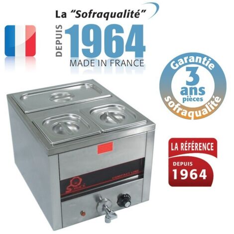 Bain-marie compact avec vidange - Gamme Tradition - 18 L - 230 V - Sofraca (1/5)