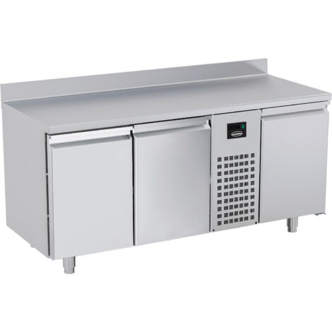 Table réfrigérée dosseret 3 portes monobloc - Combisteel (1/4)