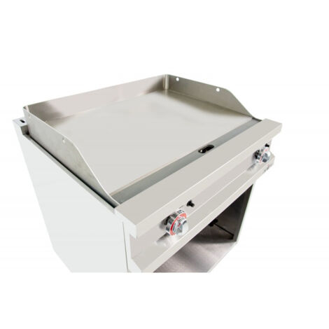 Plancha à gaz - 800x700x900h mm - Acier rectifié - Arilex (1/4)