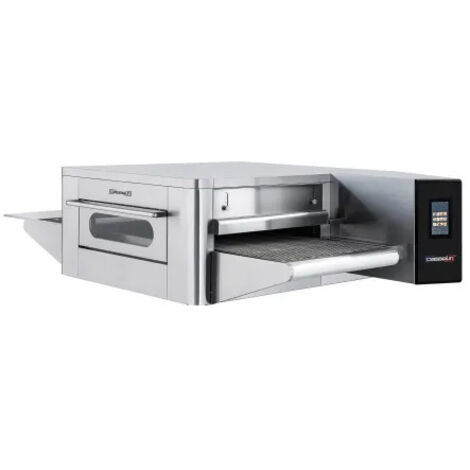 Four à pizza convoyeur digital 65 - 137 pizzas Ø 25 cm/h - L 2 190 x P 1 390 x H 575 mm - 18 400 W / 400 V - Casselin (1/2)