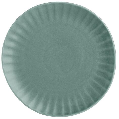 Assiettes plates Corallite vertes 280 mm (lot de 6) - Ref FU206 - Olympia (1/2)