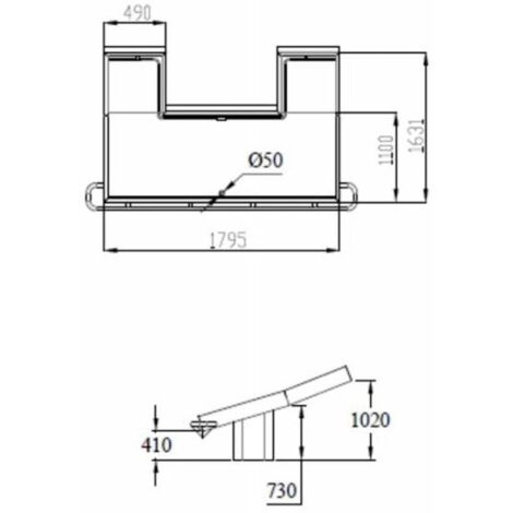 Comptoir à poisson inox - Combisteel (1/5)