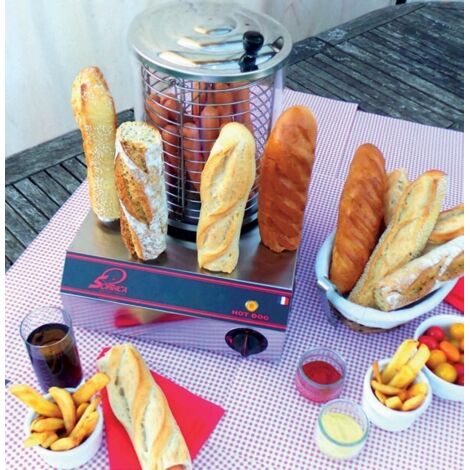 Appareil à Hot Dog Professionnel - Gamme Tradition - 4 Plots - Sofraca (1/4)
