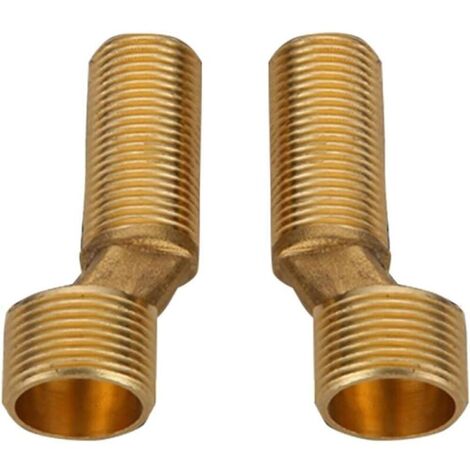 Cyslmuk – Raccord excentré mitigeur bain douche – Laiton coudé réducteur – Espacement réglable 135-165 mm – Installation facile (1/3)