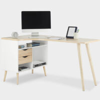 Light oak deals effect desk