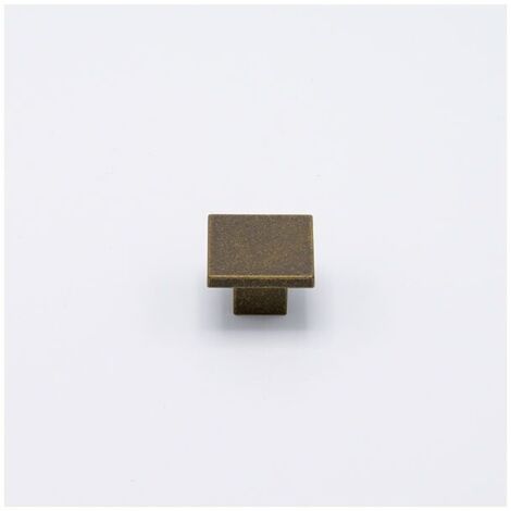 Pomolo quadrato effetto bronzo 30x30x19mm - 022Q Quadro