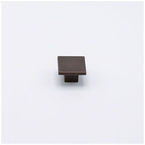 Pomolo quadrato effetto rame 30x30x19mm - 022Q Quadro