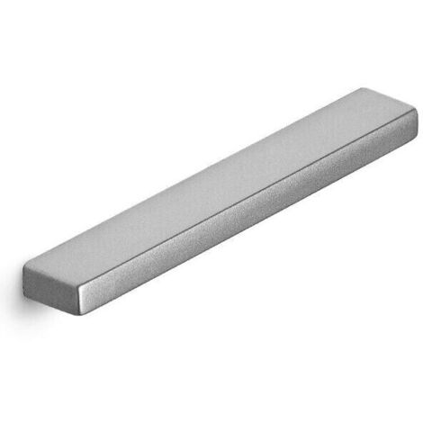 Maniglia piatta effetto alluminio 13x10x23mm - 049 Smooth (1/2)