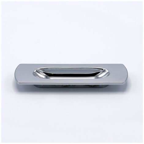 Maniglia ad incasso effetto cromato lucido 125x36x10mm - 054 Thin
