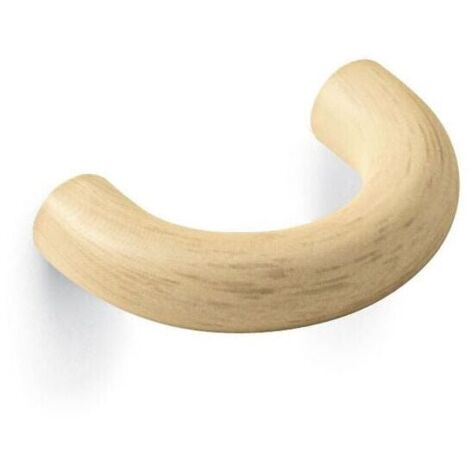 Maniglia curva ad in casso effetto alluminio 41x9x25mm - 067 Rainbow
