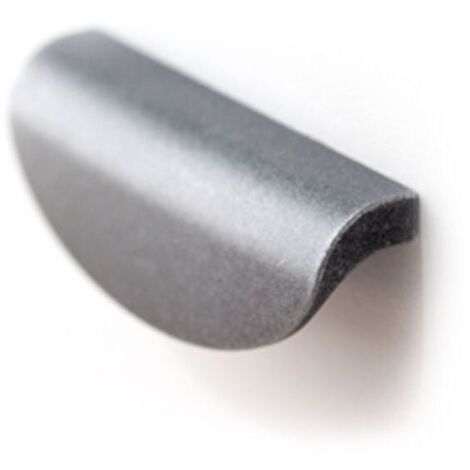Maniglia ricurva effetto alluminio 105x37x22mm - 077 Grip