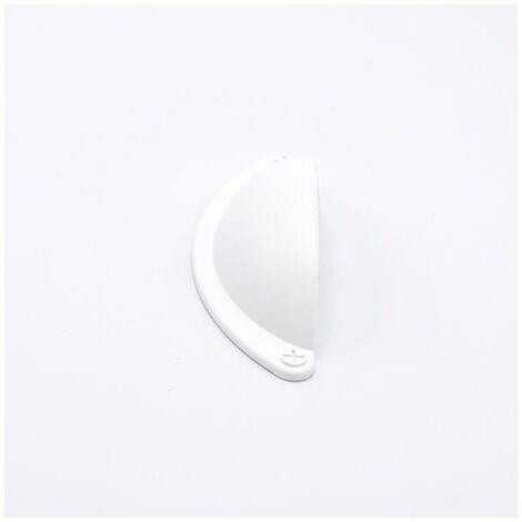 Maniglia a nicchia laccata bianca 105x34x25mm - 098A Nicchia